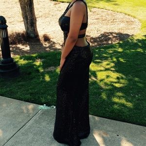 Jovani Black Sequin Prom Dresss